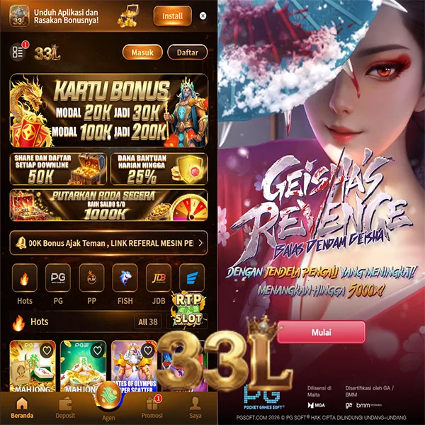 33L Bonus Member Baru 100%